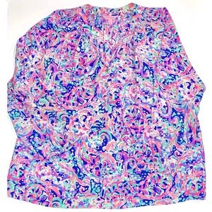 LILLY PULITZER • La Playa • ELSA SILK TOP